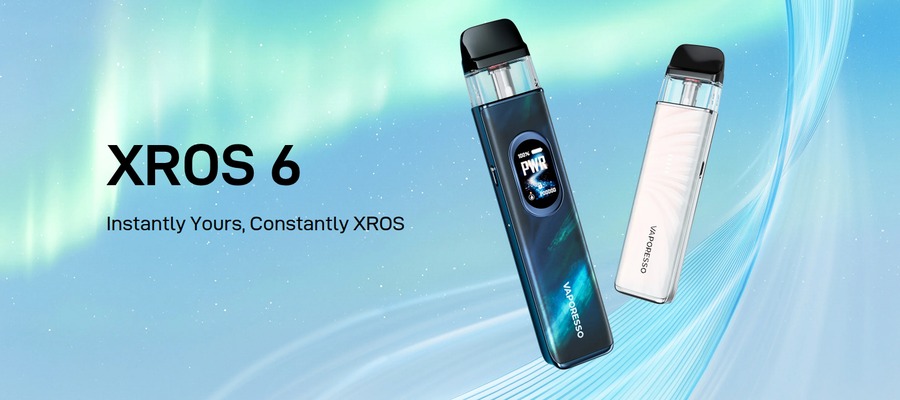 Vaporesso XROS 6 Pod Kit — Instantly Yours, Constantly XROS