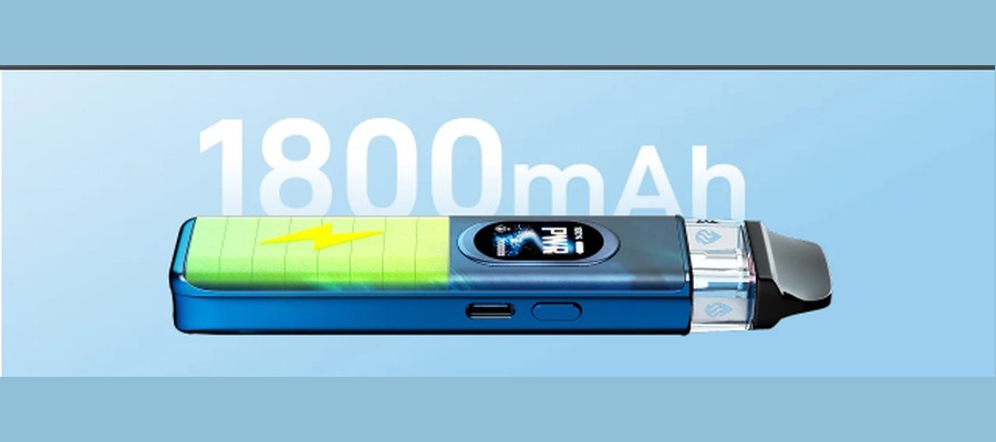 Vaporesso XROS 6 — 1800mAh long-lasting internal battery