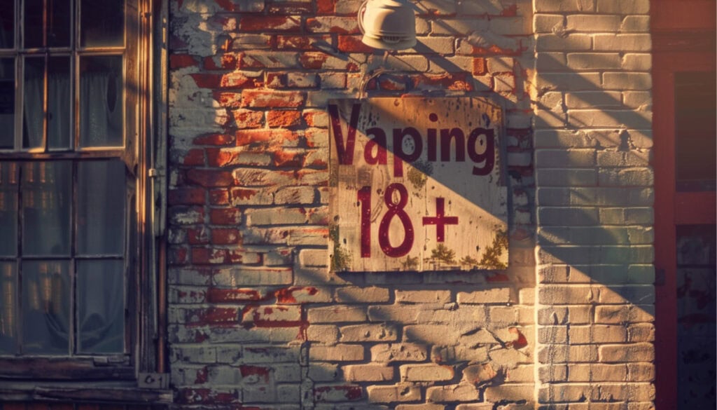 What is the legal age to vape?