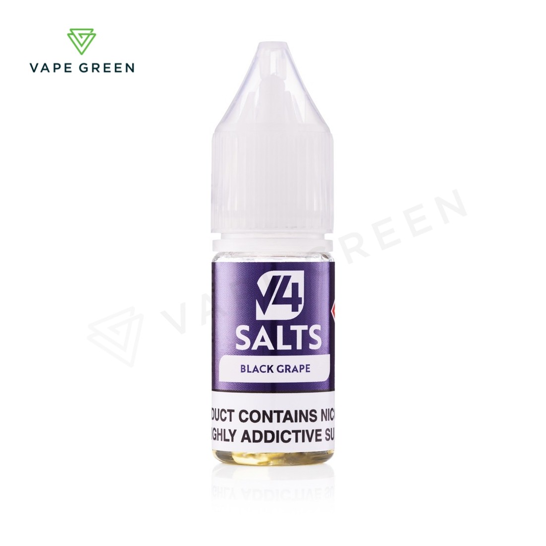V4 Salts Black Grape nic salt e-liquid, a cheap and high-quality fruity UK vape juice.