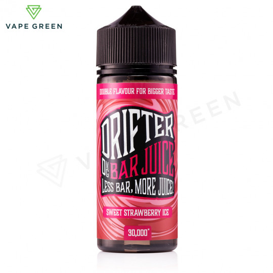 Sweet Strawberry Ice 100ml shortfill e-liquid bottle by Drifter Bar Juice.