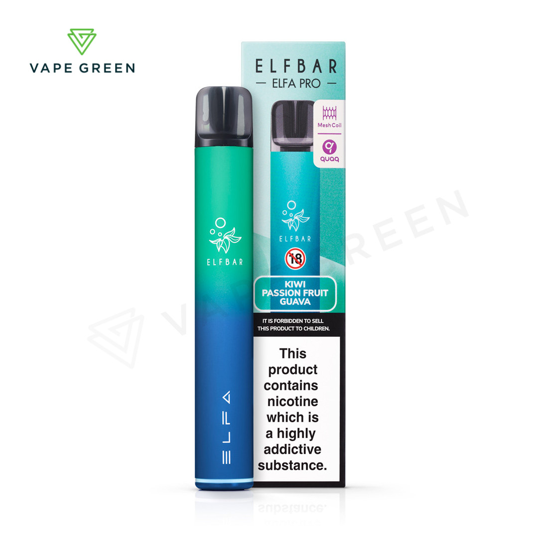 Elf Bar Elfa pod kit, a popular rechargeable device for eco-friendly pre-filled vaping.