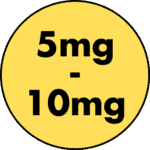 Light Smokers: 5mg-10mg