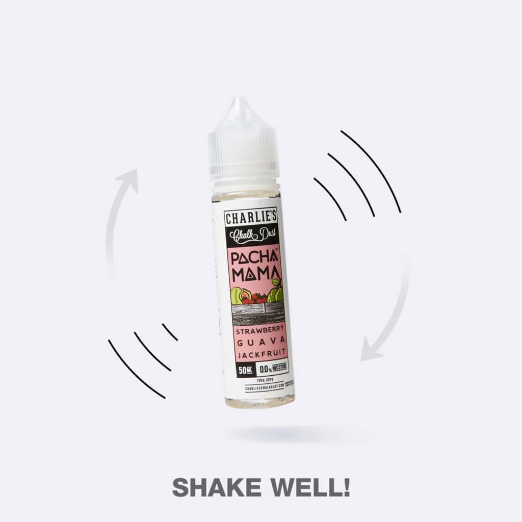 when making a shortfill bottle, shake the liquid well to ensure the shortfill and the nic shot are combined.