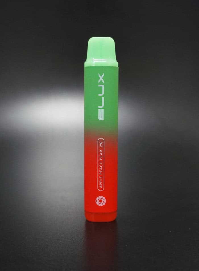 Apple Peach Pear Elux Pro 600 disposable vape featuring a multi-fruit flavour blend.