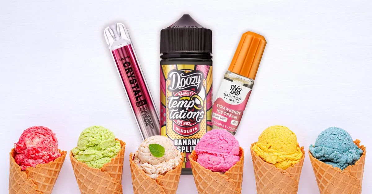 best ice cream vape juice Juices & Disposables in 2026 Flum Float Banana Ice Select Quantity: (Buy More to Save More):10Pcs (Buy 10 Pcs for $15.49 Each Pc) interior/exterior