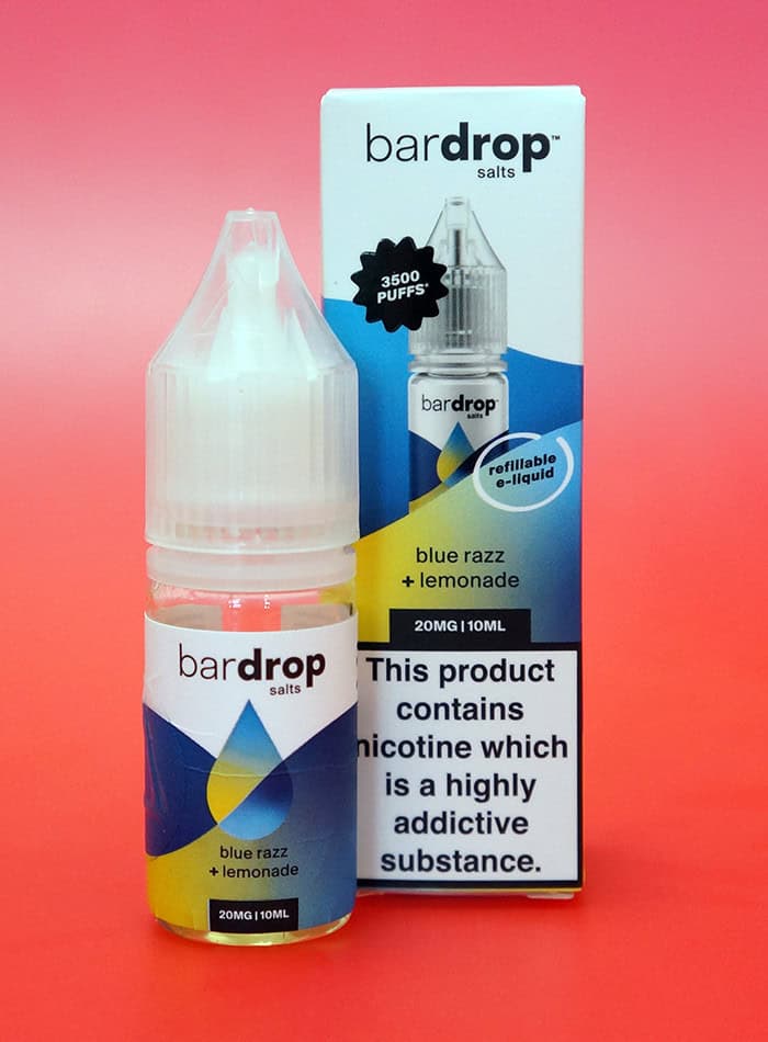 Blue Razz Lemonade Nic Salt E-Liquid by Bar Drop