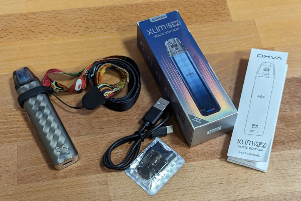 OXVA Xlim SE 2 Box Contents