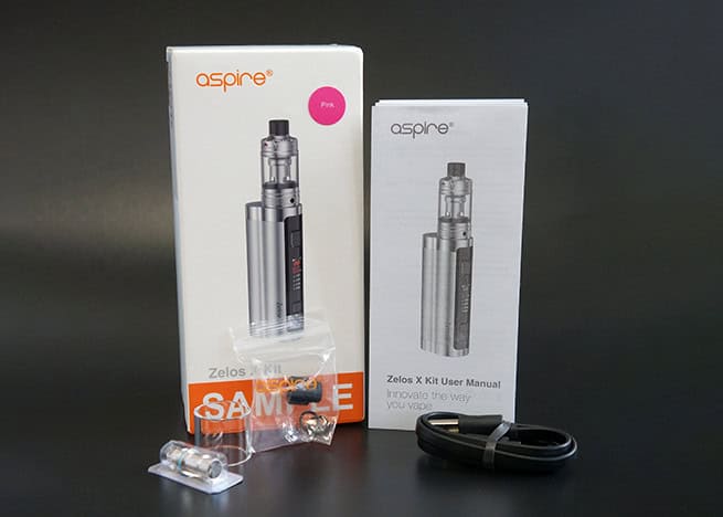 Aspire Zelos X Box Contents