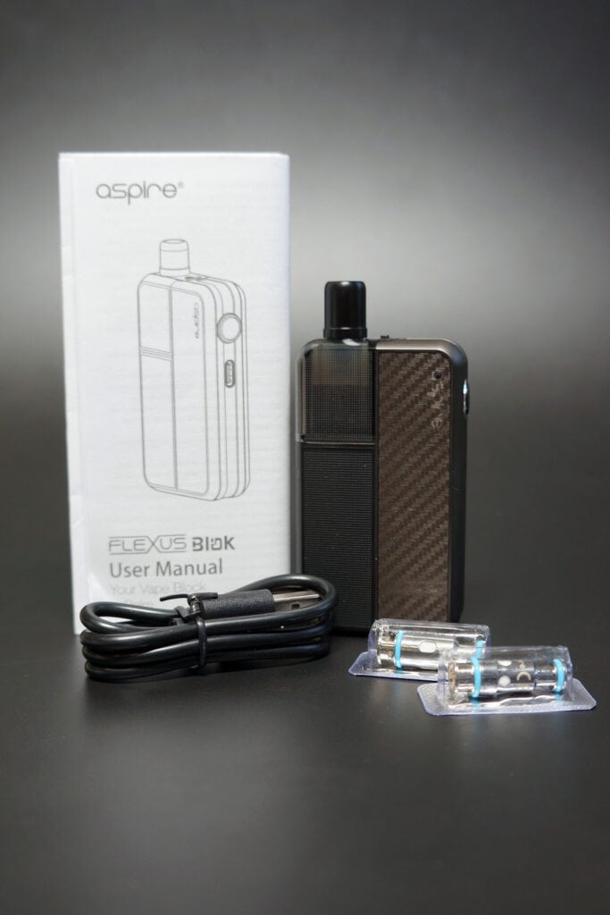 Aspire Flexus Blok Pod Kit - Box Contents
