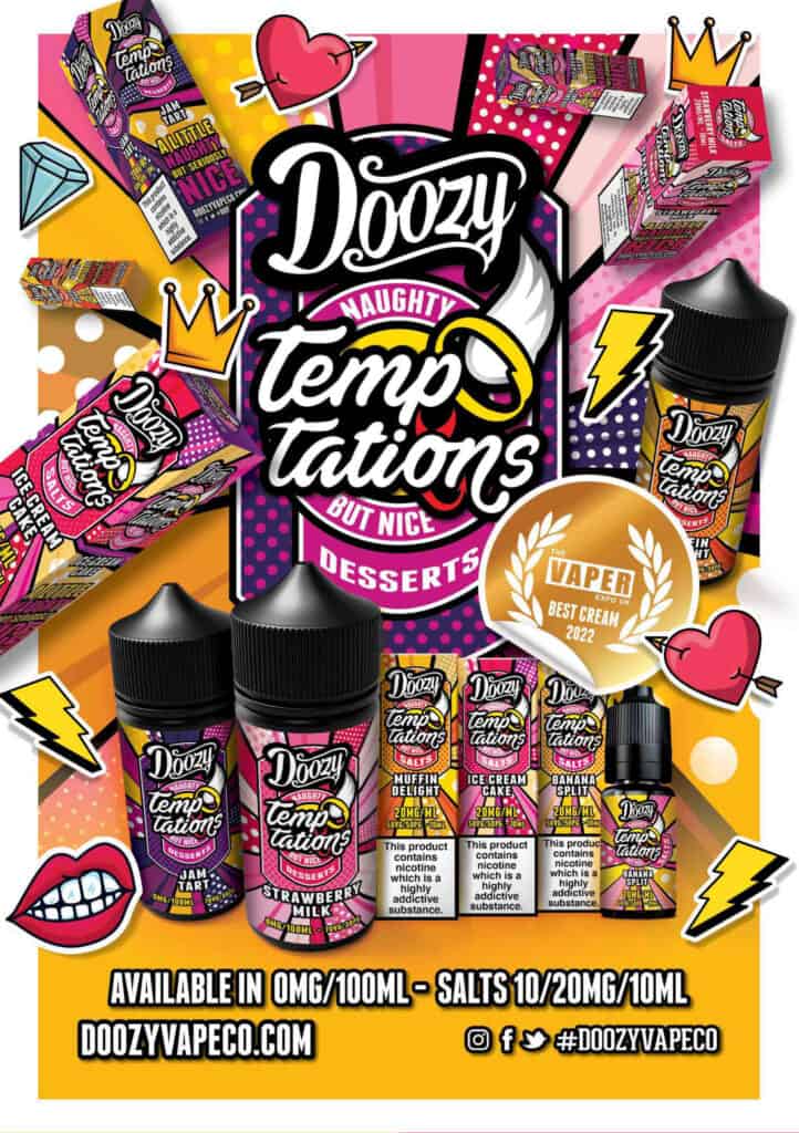 Doozy Temptations Flyer