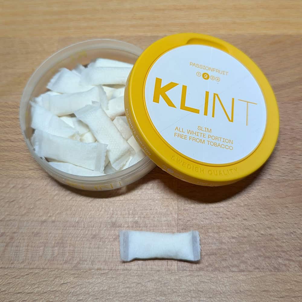 Passionfruit Nicotine Pouches by Klint