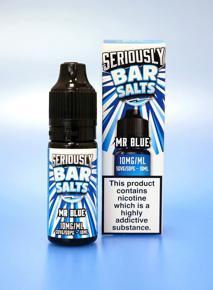 Mr Blue Nic Salt E-Liquid by Seriously Bar Salts