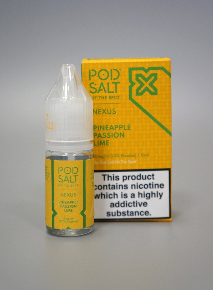 Pineapple Passion Lime Nic Salt E-Liquid by Nexus Pod Salt