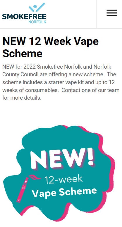 Smokefree Norfolk 12-Week Plan