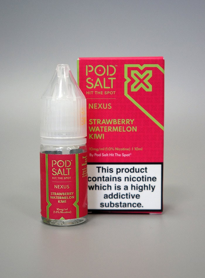 Strawberry Watermelon Kiwi Nic Salt E-Liquid by Nexus Pod Salt