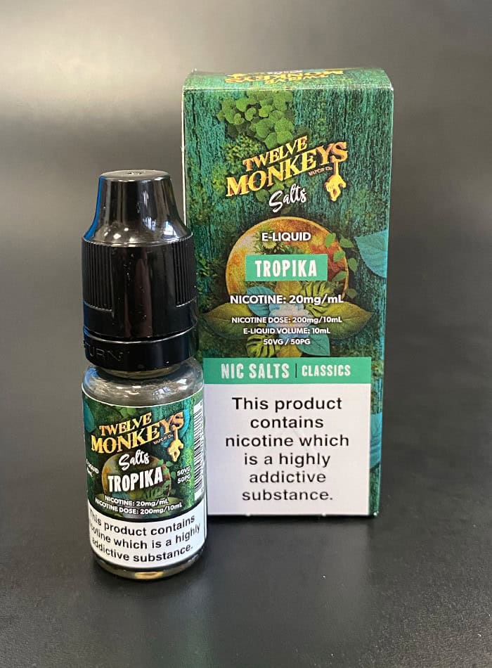Twelve Monkeys Nic Salt E-Liquid Review: 6 Authentic Flavours Revamped! |  Vape Green