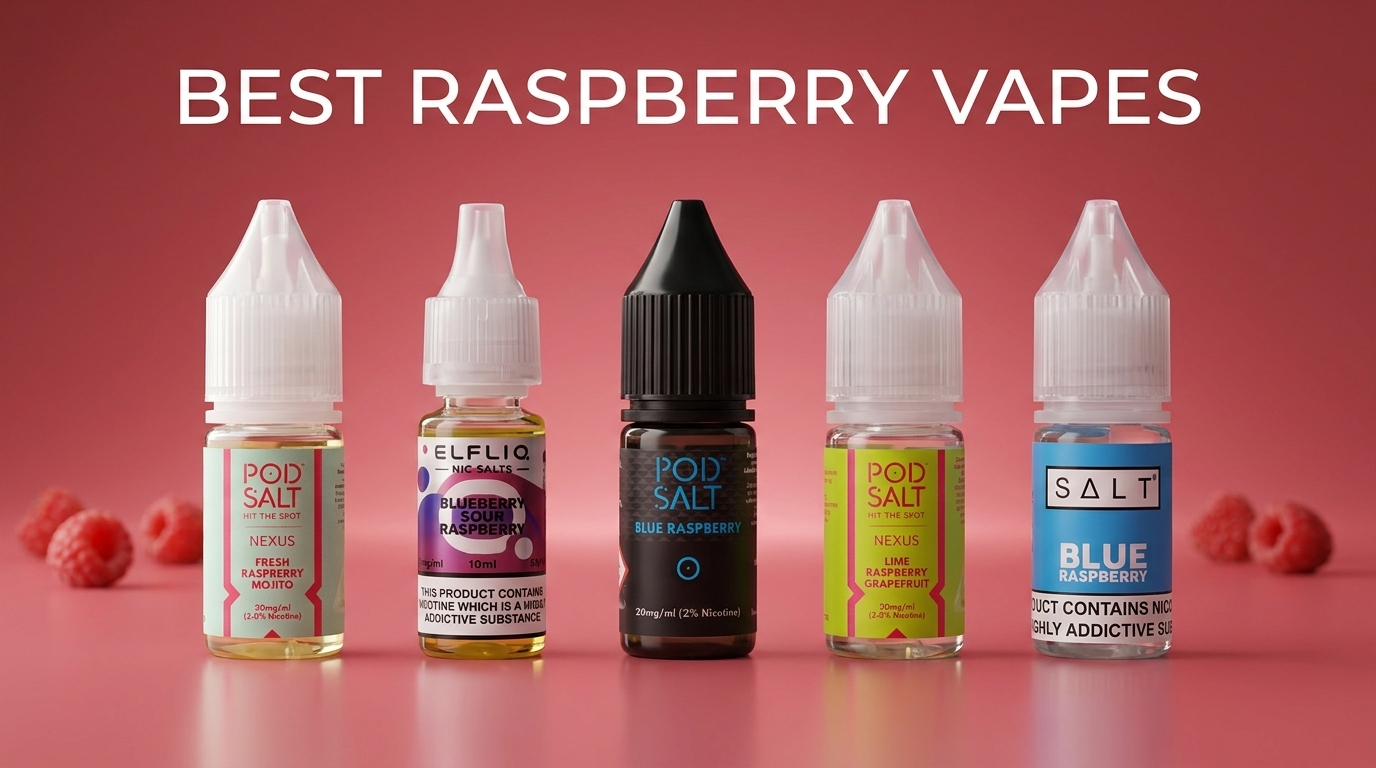 Best Raspberry Flavoured Vapes & E-Liquids