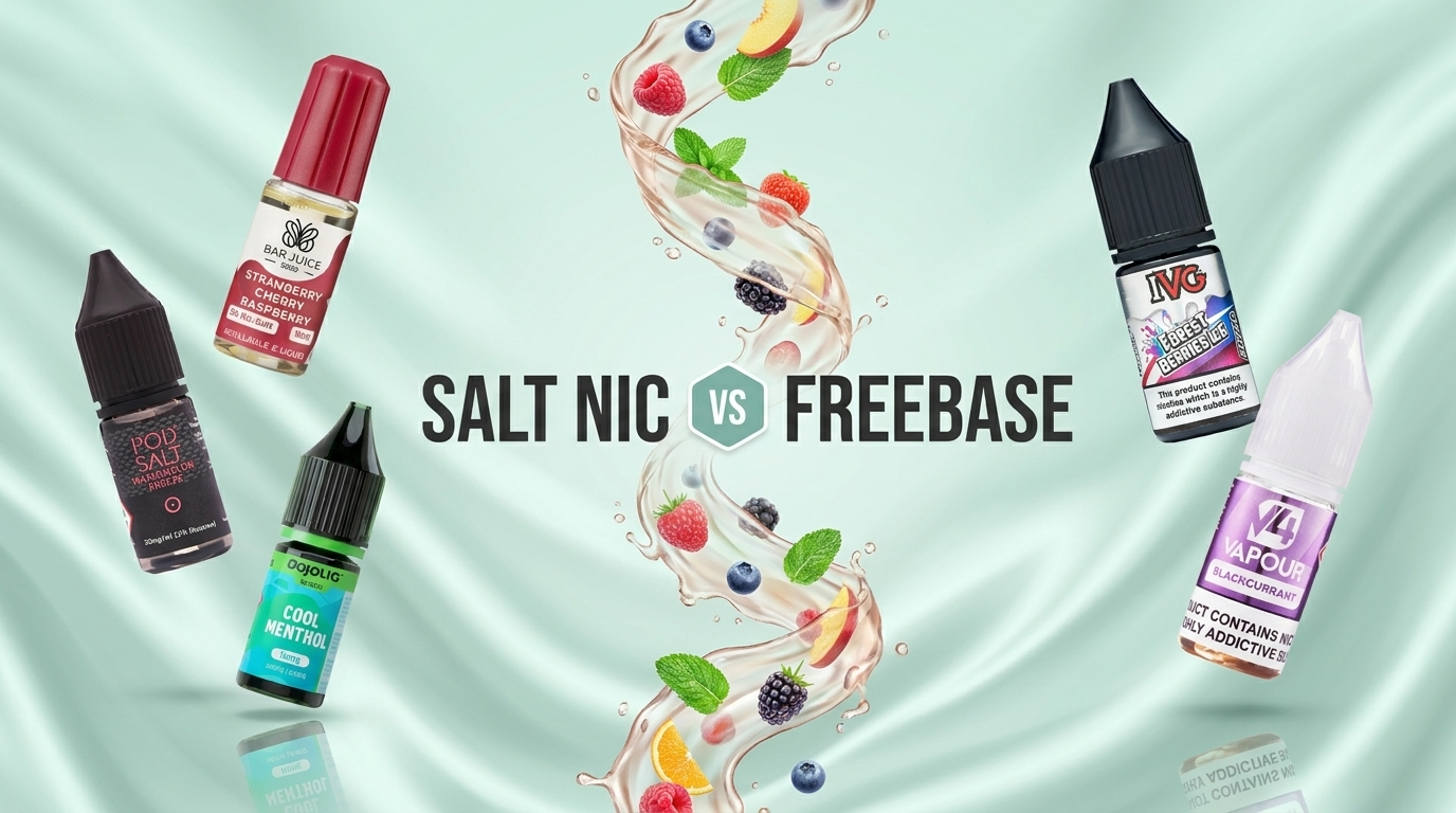 What's the Difference between Salt Nic and Freebase E-Liquids: Which is Better for You?