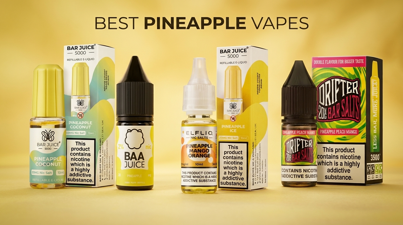 Best Pineapple Flavoured Vapes & E-Liquids