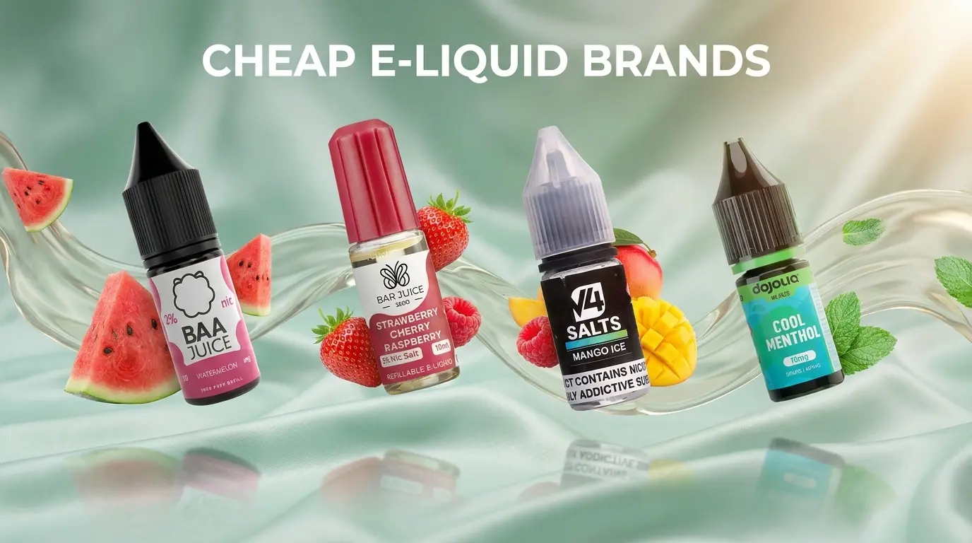 best cheap vape juice Top 4 E-Liquid Brands in the UK 2026 Flavor:Tropical Gummy ryl classic vape rainbow Delta-9