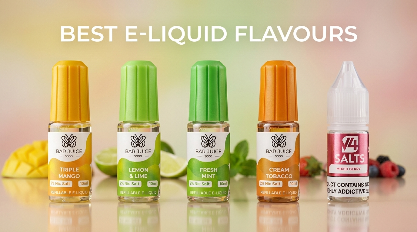 Top 5 Best E-Liquid Flavour Profiles, Ranked By Popularity