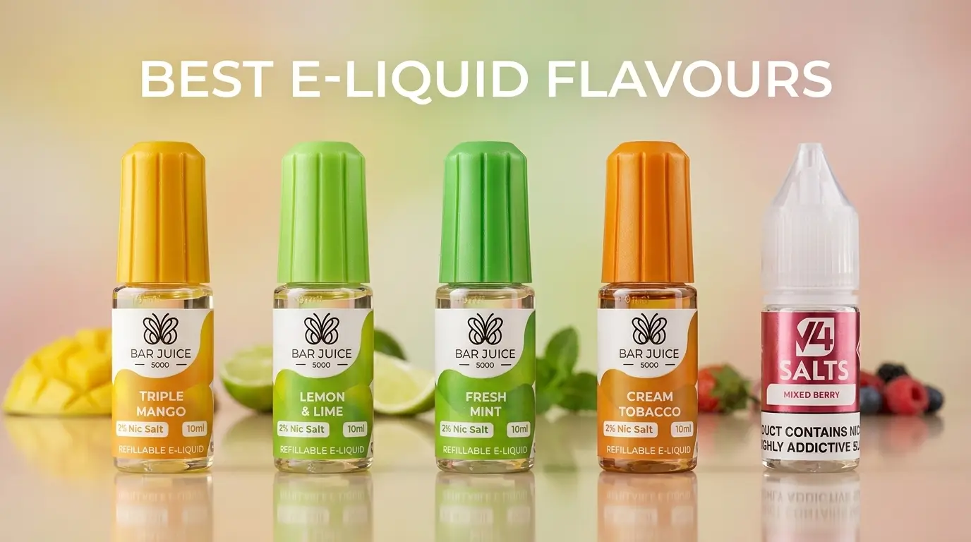 best tasting vape juice uk Top 5 E-Liquid Flavour Profiles, Ranked By Popularity Flavours:Blueberry - 20mg Nicotine Ice Cream A Behind-the-Scenes Look at