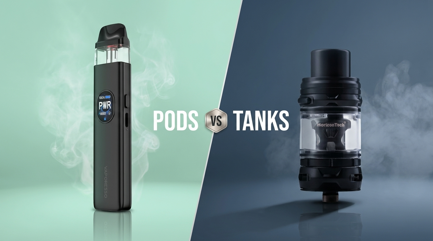 Vape Pods vs Vape Tanks