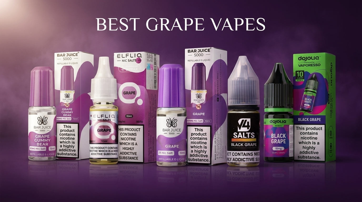 Best Grape Flavoured Vapes & E-Liquids