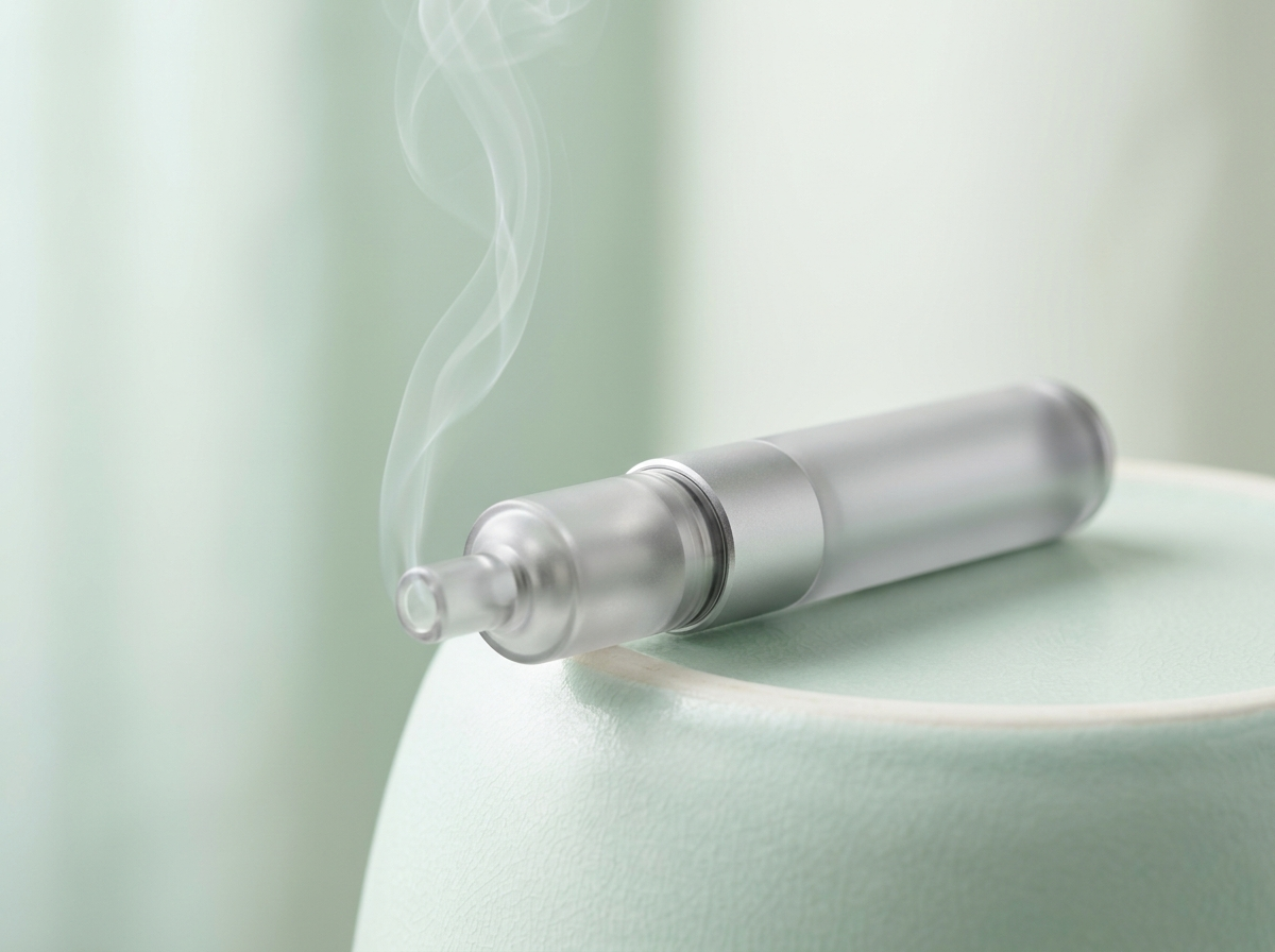 A compact MTL pod kit with a tight controlled wisp of vapour, a smooth satisfying throat hit