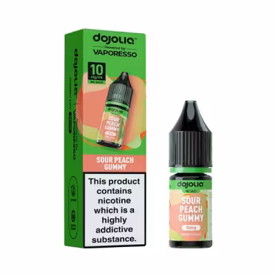 Sour Peach Gummy Nic Salt E-Liquid by Dojoliq