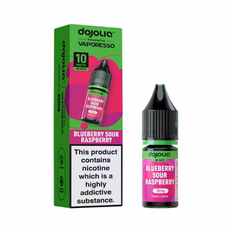 Blueberry Sour Raspberry Nic Salt E-Liquid by Dojoliq