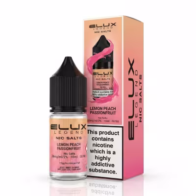 Lemon Peach Passionfruit Nic Salt E-Liquid by Elux Legend