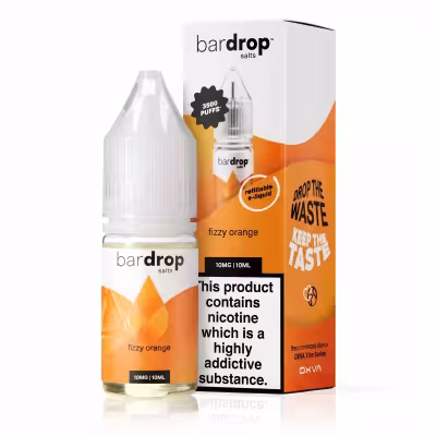 Fizzy Orange Nic Salt by Bar Drop
