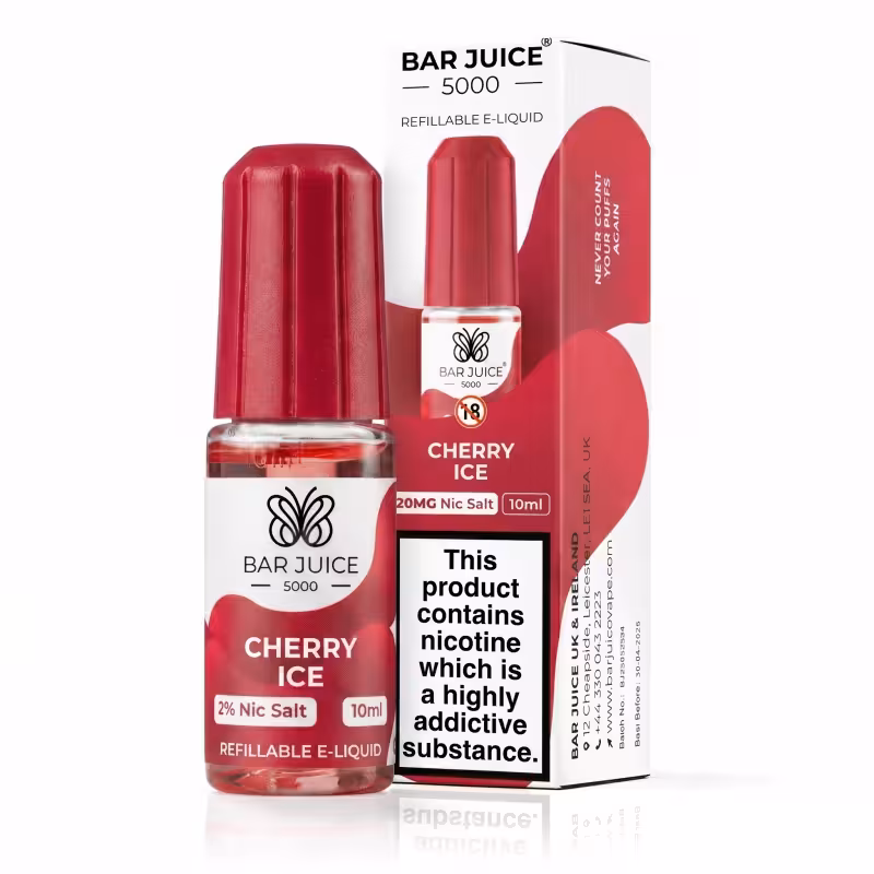 Cherry Ice Nic Salt E-Liquid by Bar Juice 5000