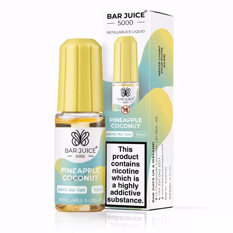 Pineapple Coconut Nic Salt E-Liquid by Bar Juice 5000