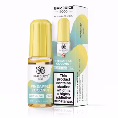 Pineapple Coconut Nic Salt E-Liquid by Bar Juice 5000