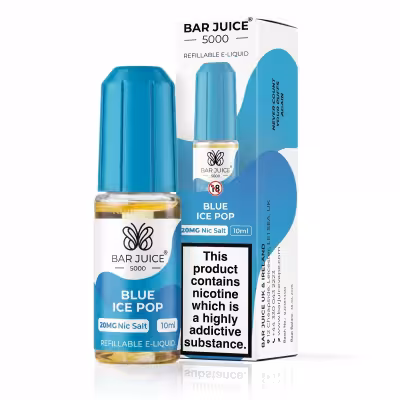 Blue Ice Pop Nic Salt E-Liquid by Bar Juice 5000