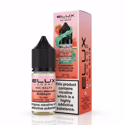 Strawberry Watermelon Bubblegum Nic Salt E-Liquid by Elux Legend
