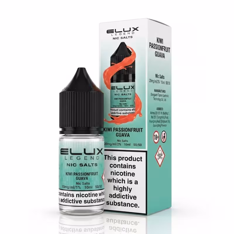 Kiwi Passionfruit Guava Nic Salt E-Liquid by Elux Legend