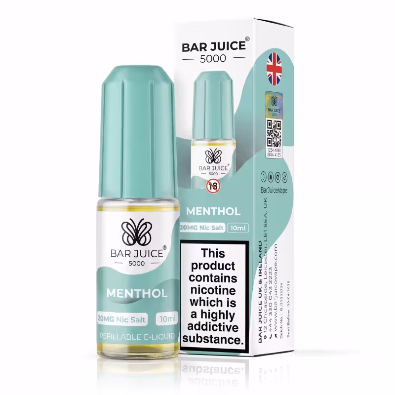 Menthol Nic Salt E-Liquid by Bar Juice 5000
