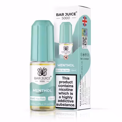 Menthol Nic Salt E-Liquid by Bar Juice 5000