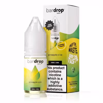 Pineapple Ice Nic Salt E-Liquid by Bar Drop