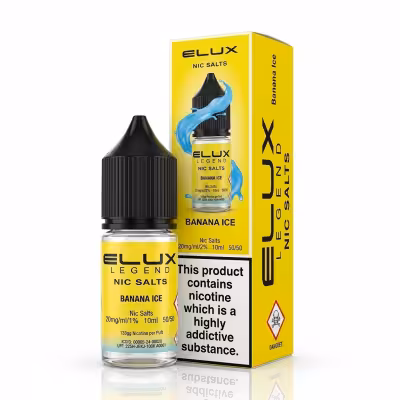 Banana Ice Nic Salt E-Liquid by Elux Legend