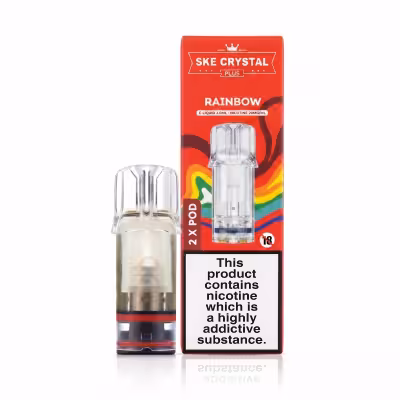 Rainbow Prefilled Pods by SKE Crystal Plus