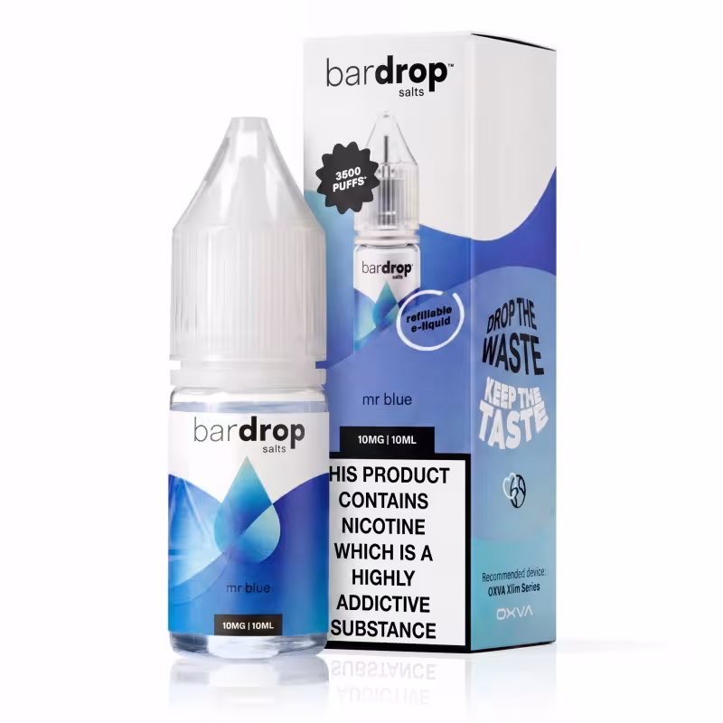 Mr Blue Nic Salt E-Liquid by Bar Drop