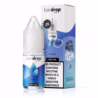 Mr Blue Nic Salt by Bar Drop