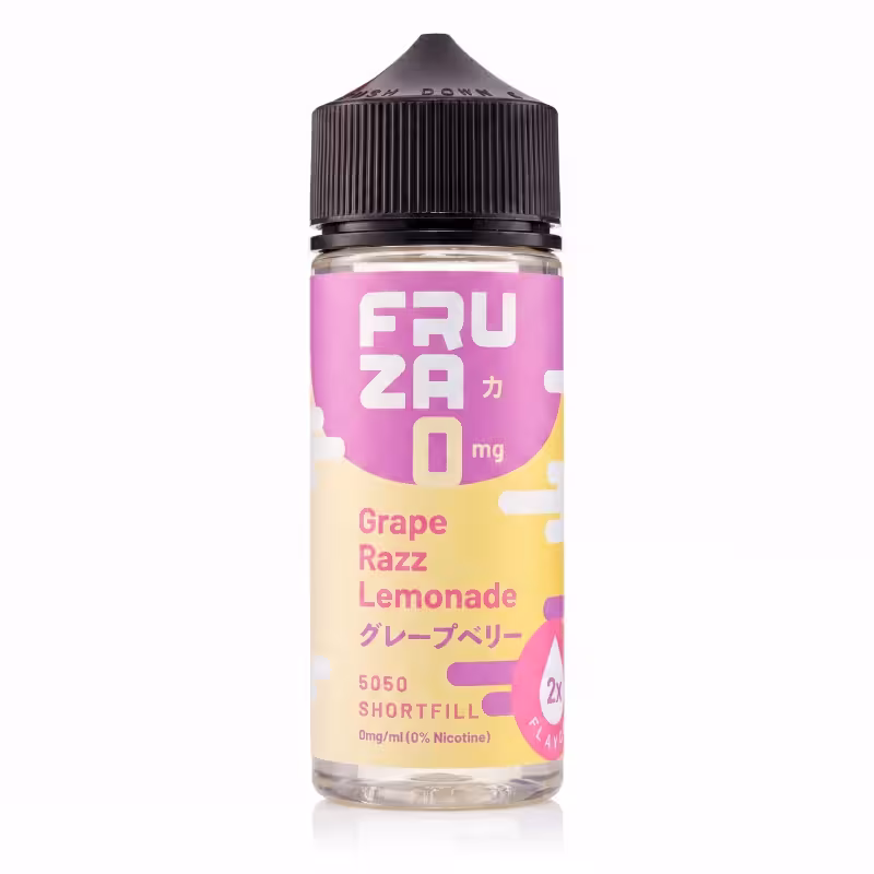 Grape Razz Lemonade Shortfill E-Liquid by Fruza 100ml