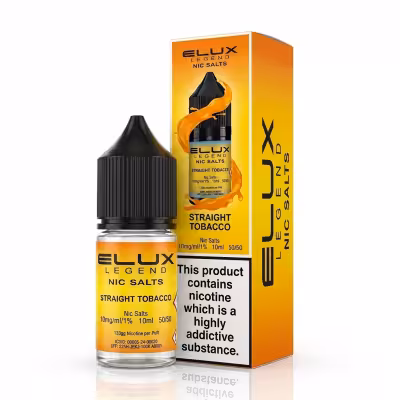 Straight Tobacco Nic Salt E-Liquid by Elux Legend