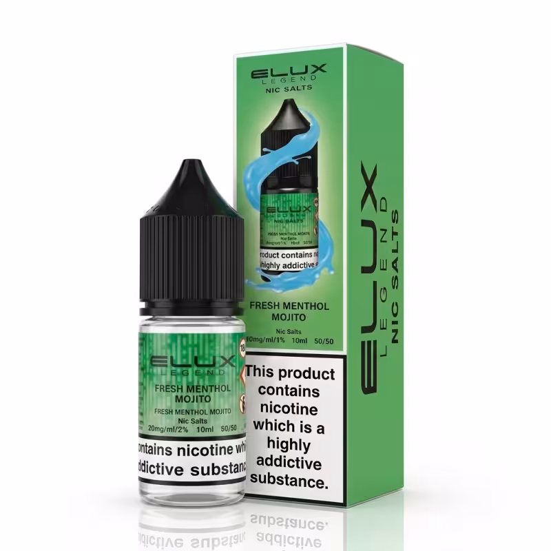 Fresh Menthol Mojito Nic Salt E-Liquid by Elux Legend
